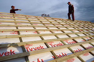 Монта контробрешетки кровли